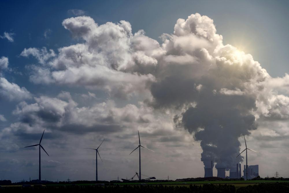 Smokestacks sky